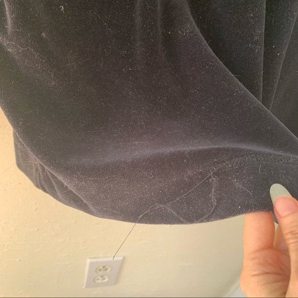 Velvet cowlneck turtleneck - Picture 4 of 4